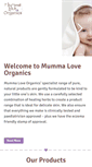 Mobile Screenshot of mummaloveorganics.com